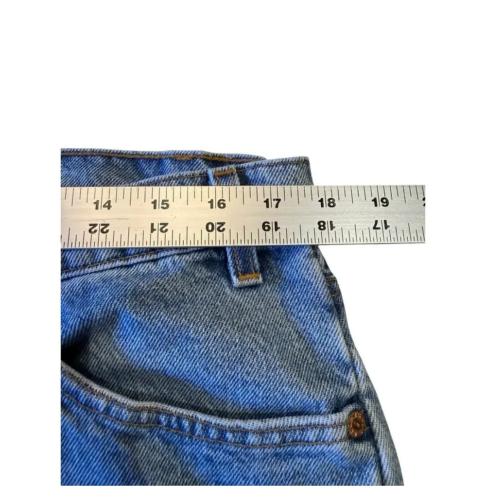 Vintage 1996 Orange Tab Levi's 555 Relaxed Straight Fit Jeans 38 x 34 Made  USA